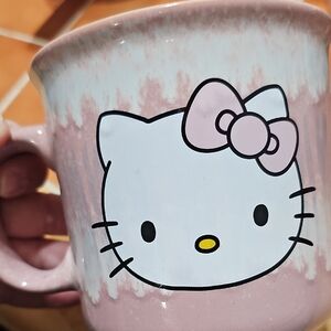 Hello Kitty Pink Ceramic Cup